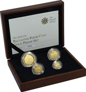 2010 Proof Britannia d'Oro - Cofanetto da 4 Monete