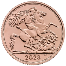 2023 Mezza Sterlina d'Oro Carlo Incoronato