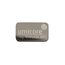 100g Barretta di Platino Umicore Menta