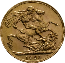 1928 Sterlina d'Oro Giorgio V - SA
