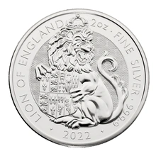 2022 Leone d'Inghilterra d'Argento 2oz - Tudor Beasts