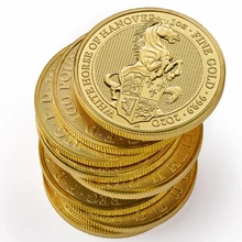 2020 Cavallo Bianco di Hanover d'Oro 1oz - Queen's Beast