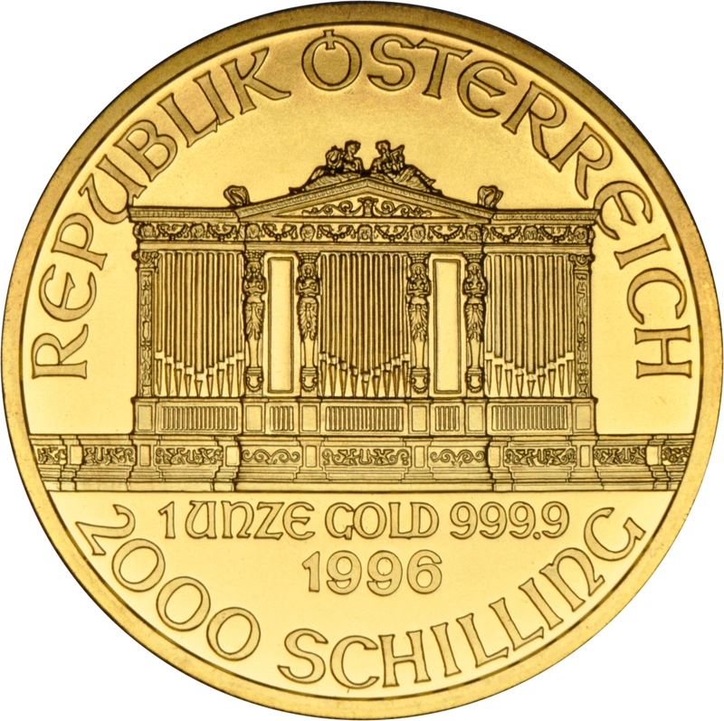 1996 1oz Austrian Gold Philharmonic Coin