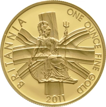 2011 Proof Britannia d'Oro - Cofanetto da 4 Monete