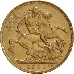 1905 Sterlina - Edoardo VII - Londra