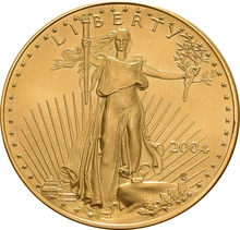 2004 Eagle Americana d'Oro 1oz