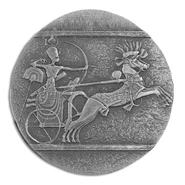 2020 Chariot of War Moneta d'argento 5oz