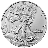2022 Eagle Americana d'Argento 1oz