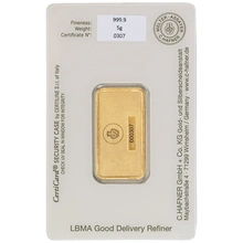 C. Hafner Lingottino d'Oro 5 Grammi