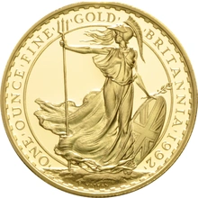 1992 Proof Britannia d'Oro - Cofanetto da 4 Monete