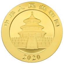 Panda Cinese 15g d'Oro - 2020