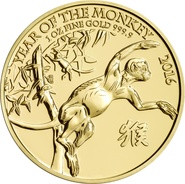 Anno della Scimmia 2016 d'Oro - Royal Mint