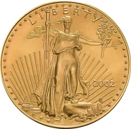 2002 Eagle Americana d'Oro 1oz