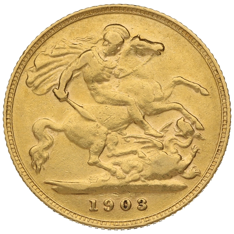 1903 Mezza Sterlina - Edoardo VII - Londra