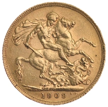 1909 Sterlina - Edoardo VII - C