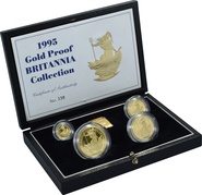 1995 Proof Britannia d'Oro - Cofanetto da 4 Monete
