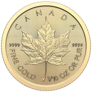 2026 Moneta d'Oro Maple Canadese 1/10 oz