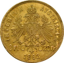 Marengo 8 Fiorini 20 Franchi Austriaci