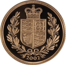 2002 Proof Sterlina d'Oro - Cofanetto