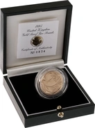 1995 - Proof 2 Pound d'Oro - Colomba della Pace della II Guerra Mondiale