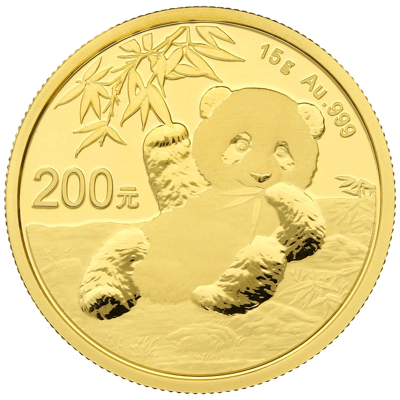Panda Cinese 15g d'Oro - 2020