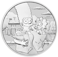2021 Marge e Maggie Tuvalu - Moneta d'argento da 1oz