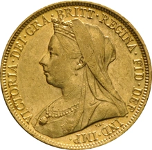 1898 Sterlina d'Oro - Vittoria Testa Velata - S