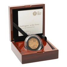 Nostra scelta moneta d'Oro 50p proof confezionata