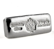 Scottsdale 5oz Lingotto d'Argento Colato