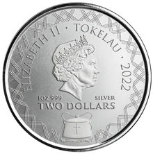 2022 Moneta d'Argento da 1oz con Drago di Komodo - Apocalisse