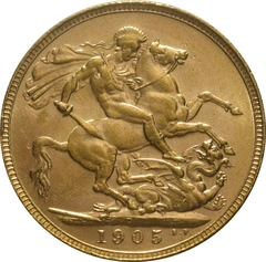 1905 Sterlina - Edoardo VII - P