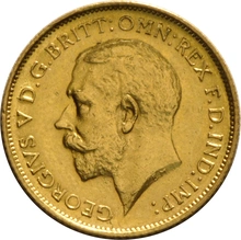 1916 Mezza Sterlina - Giorgio V - S