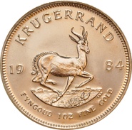 1984 1oz Krugerrand d'Oro