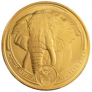 2023 Elefante - Moneta d'Oro 1oz Serie "Big Five"