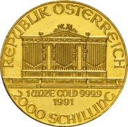 1991 Philharmonic Austriaca d'Oro 1oz