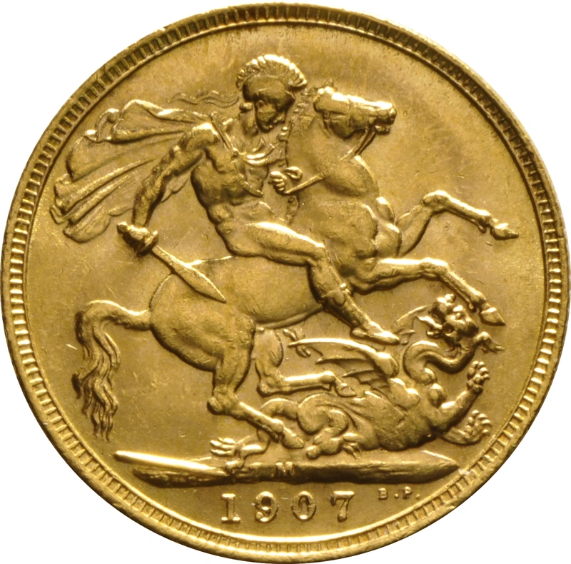 1907 Sterlina - Edoardo VII - M