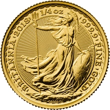 2018 Britannia 1/4 d'oncia