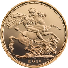 2013 Proof Sterlina d'Oro - Cofanetto
