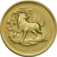 Anno del Cane 2018 in Oro 2oz -Perth Mint
