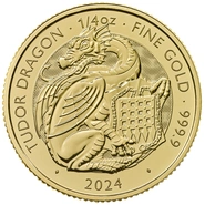 2024 Drago dei Tudor - Tudor Beasts 1/4oz Moneta d'oro