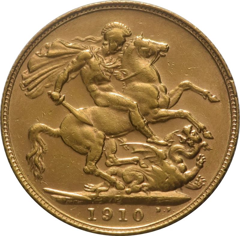 1910 Sterlina - Edoardo VII - P