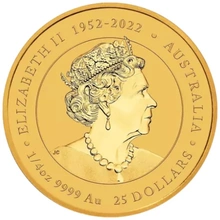 2024 1/4 oz Moneta d'Oro Anno del Drago Perth Mint