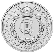 2023 Moneta d'argento £2 per l'Incoronazione