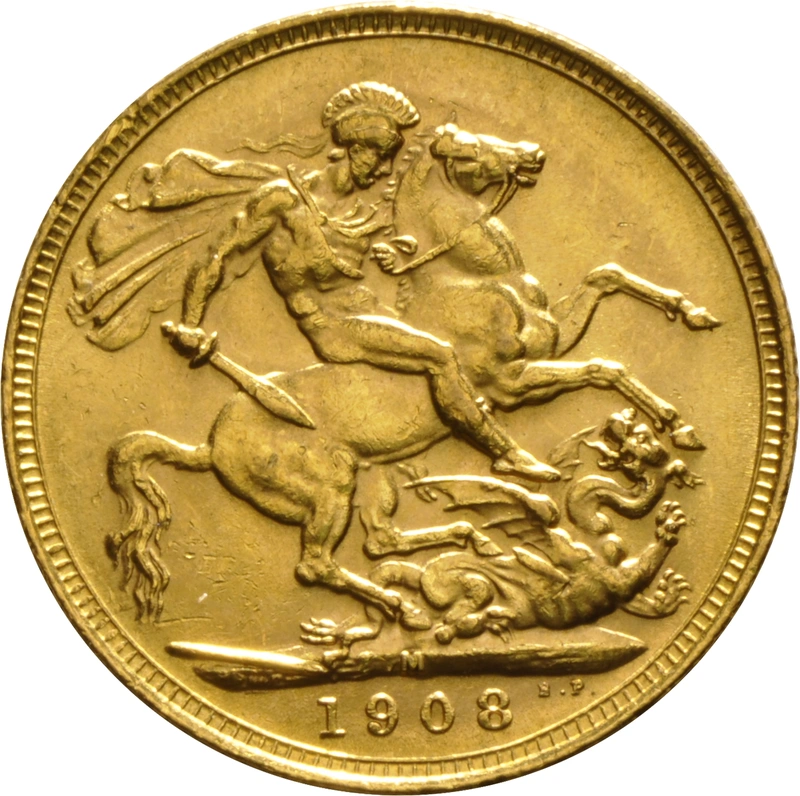 1908 Sterlina - Edoardo VII - M