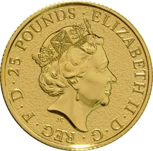 Grifone di Edoardo III d'Oro 1/4oz - Queens Beast
