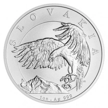 2024 Moneta d'argento da 1oz Aquila Slovacca