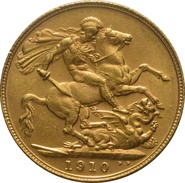 1910 Sterlina - Edoardo VII - Londra