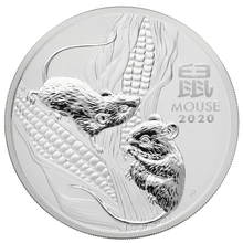 Anno del Topo d'Argento 2020 2oz - Perth Mint