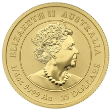 Anno del Topo d'Oro 2020 1/4oz - Perth Mint
