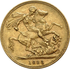 1883 Sterlina - Vittoria Giovane - S